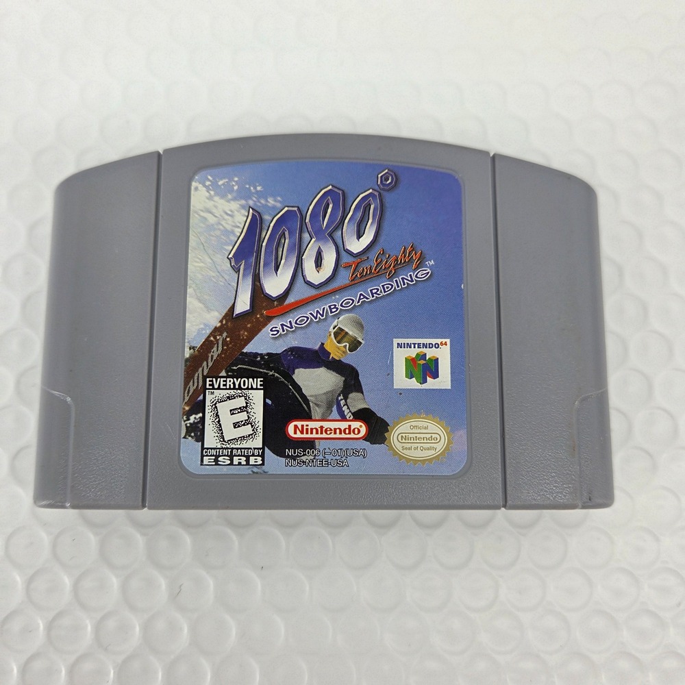 1080 TenEighty Snowboarding Nintendo 64 N64 Video Game Cartridge NUS-006 Tested
